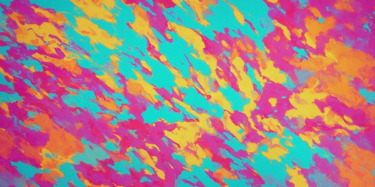 Sfondo astratto multicolore con pennellate turchesi, gialle, magenta e arancioni e logo Scudo231® nell’angolo
